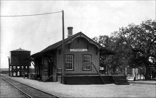 Close-up of historic architectural elements and textures from the Old D'Hanis settlement