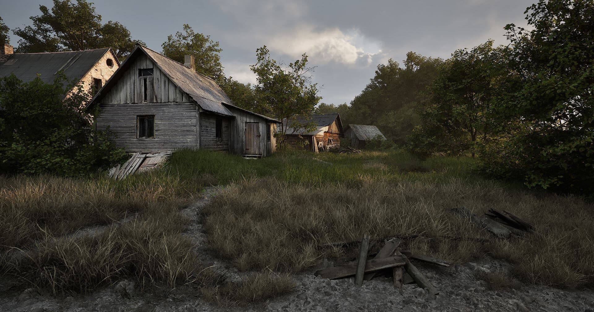 Environmental detail showcasing realistic lighting and textures