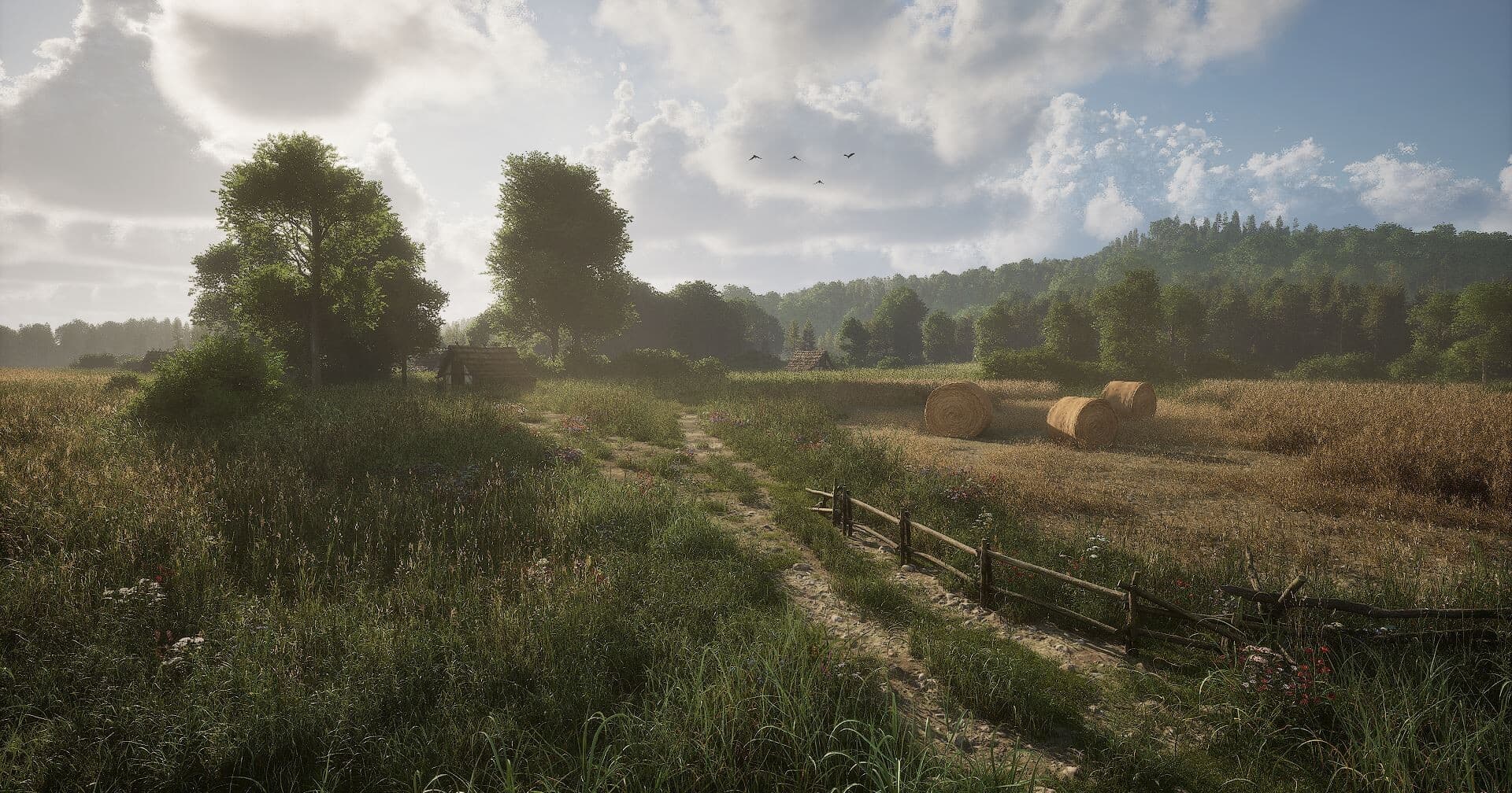 Panoramic view of Old D'Hanis historic site featuring preserved stone structures from the 1847 Alsatian settlement in Texas