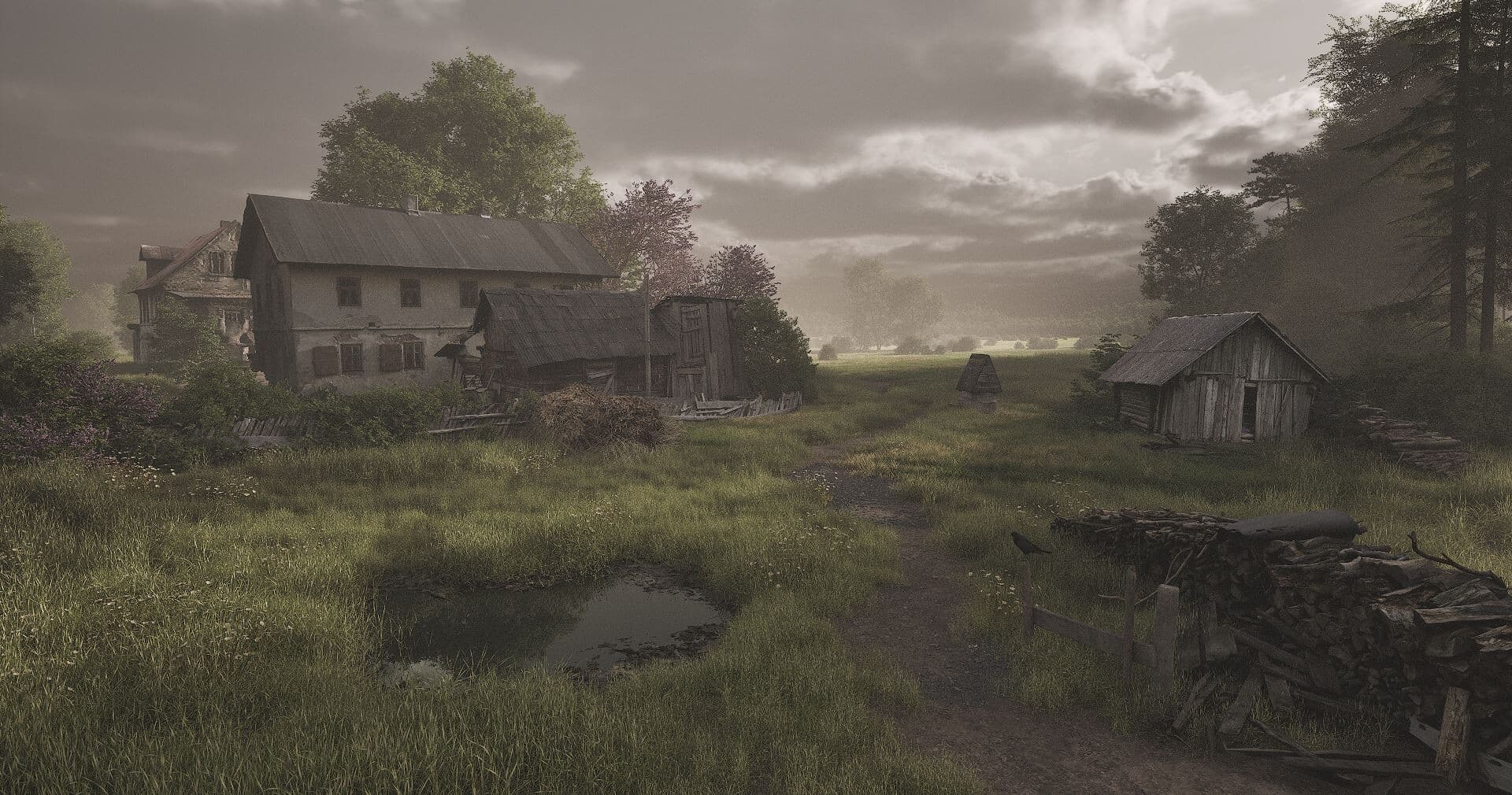 Stunning photorealistic view of Old D'Hanis recreated in Unreal Engine 5
